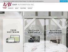 Tablet Screenshot of easy-automation.com